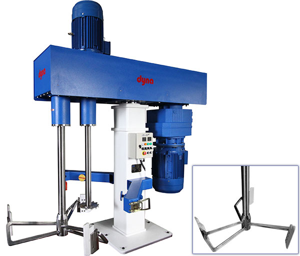 twin shaft mixer and disperser