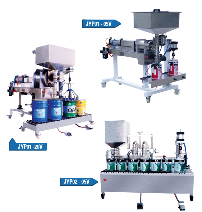 volumetric type semi-automatic filler